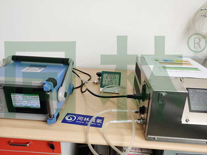 同林低濃度紫外線臭氧檢測(cè)儀測(cè)試現(xiàn)場(chǎng)